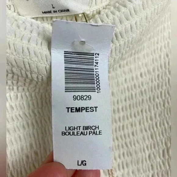 WILFRED Women's Large Tempest Mini Dress Light Birch NWT Bridal Bride Wedding - Picture 15 of 16